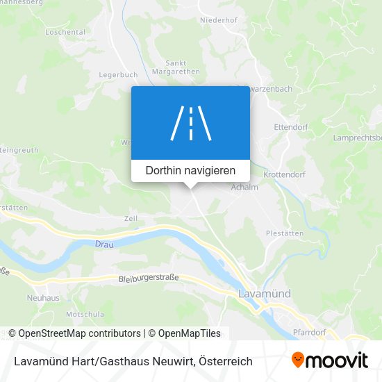 Lavamünd Hart/Gasthaus Neuwirt Karte