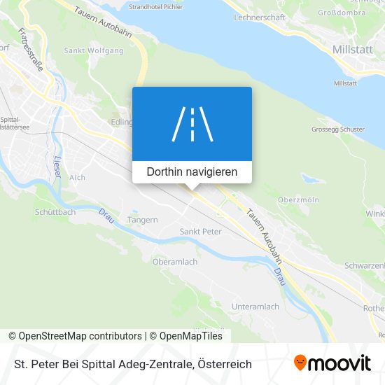 St. Peter Bei Spittal Adeg-Zentrale Karte