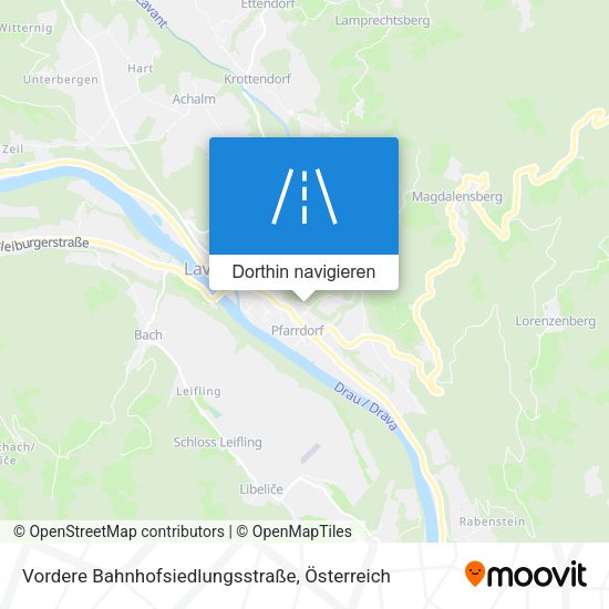 Vordere Bahnhofsiedlungsstraße Karte