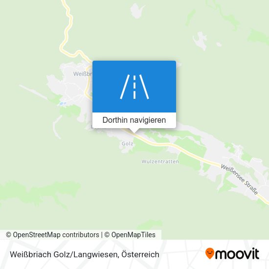 Weißbriach Golz/Langwiesen Karte