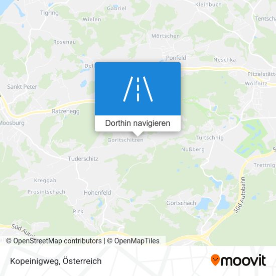 Kopeinigweg Karte