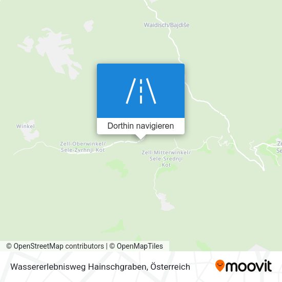 Wassererlebnisweg Hainschgraben Karte