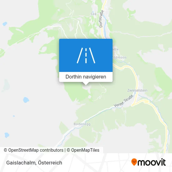 Gaislachalm Karte
