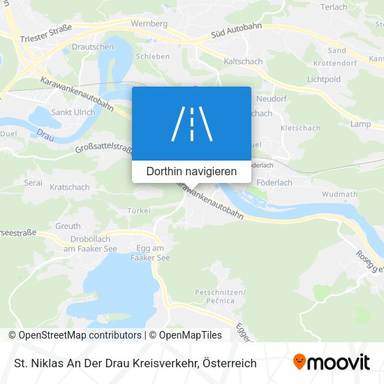 St. Niklas An Der Drau Kreisverkehr Karte