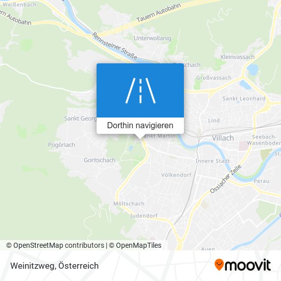 Weinitzweg Karte