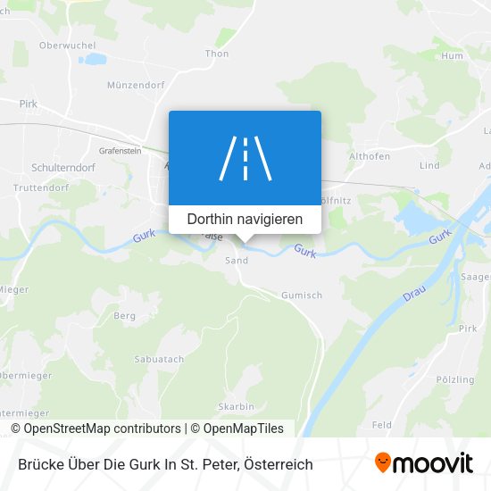 Brücke Über Die Gurk In St. Peter Karte
