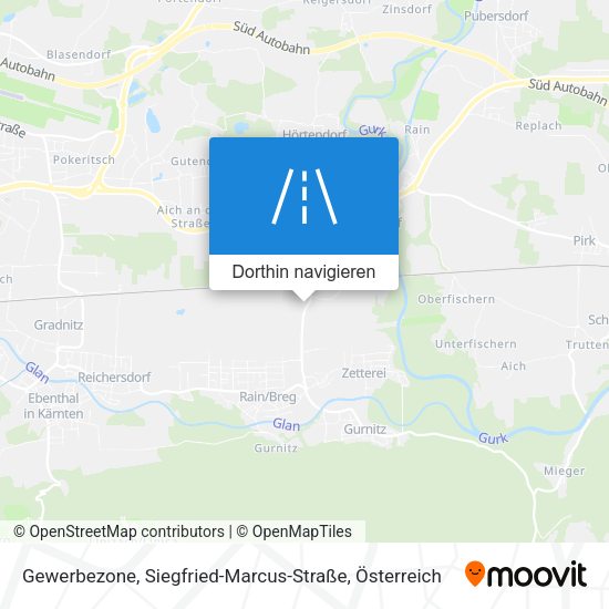 Gewerbezone, Siegfried-Marcus-Straße Karte