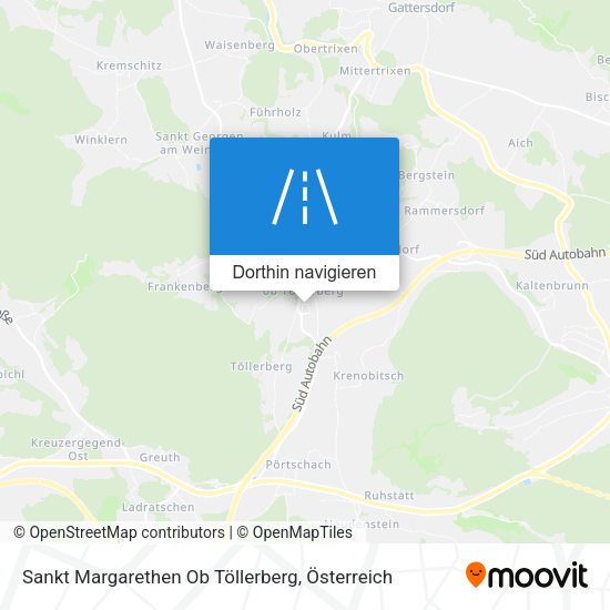Sankt Margarethen Ob Töllerberg Karte