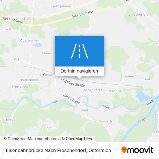 Eisenbahnbrücke Nach Froschendorf Karte
