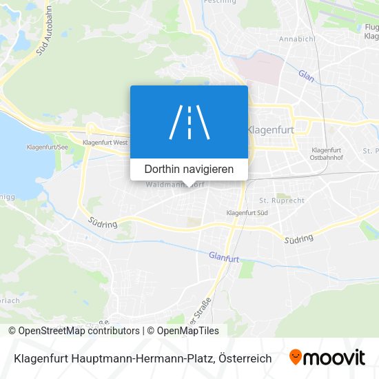 Klagenfurt Hauptmann-Hermann-Platz Karte