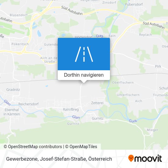 Gewerbezone, Josef-Stefan-Straße Karte