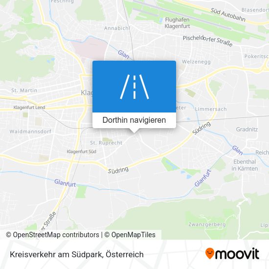 Kreisverkehr am Südpark Karte