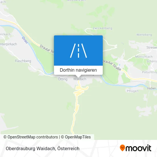 Oberdrauburg Waidach Karte