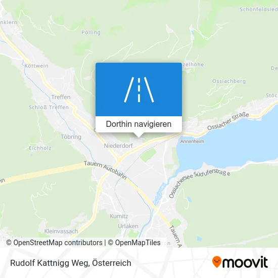 Rudolf Kattnigg Weg Karte