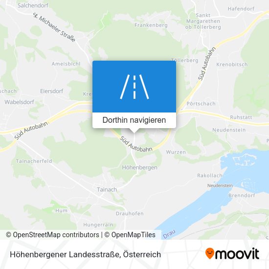 Höhenbergener Landesstraße Karte