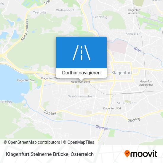 Klagenfurt Steinerne Brücke Karte