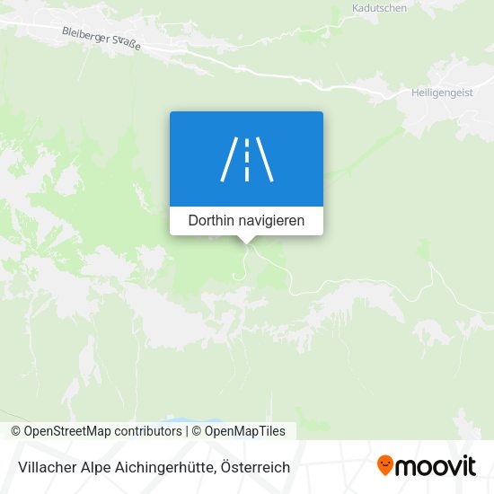 Villacher Alpe Aichingerhütte Karte