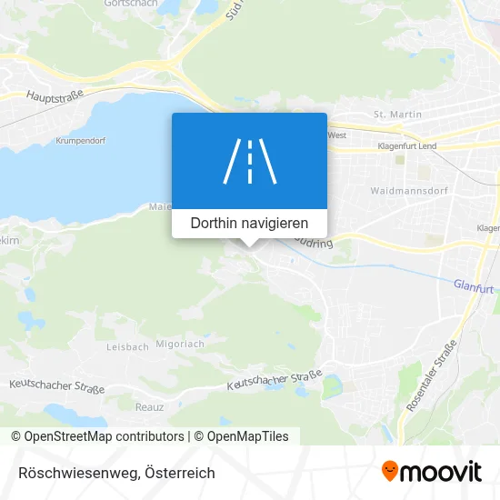 Röschwiesenweg Karte