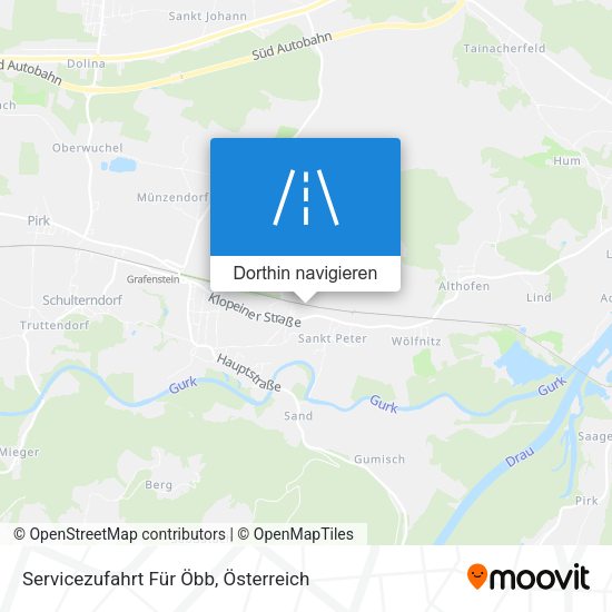 Servicezufahrt Für Öbb Karte