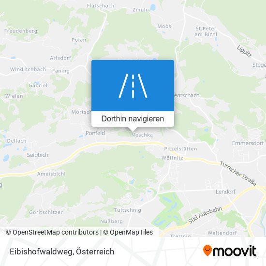 Eibishofwaldweg Karte