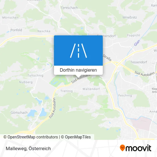Malleweg Karte