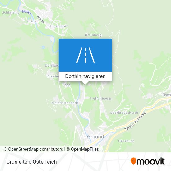 Grünleiten Karte