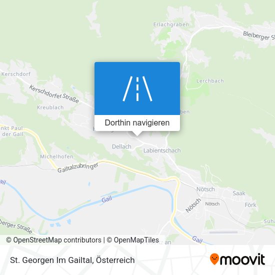 St. Georgen Im Gailtal Karte