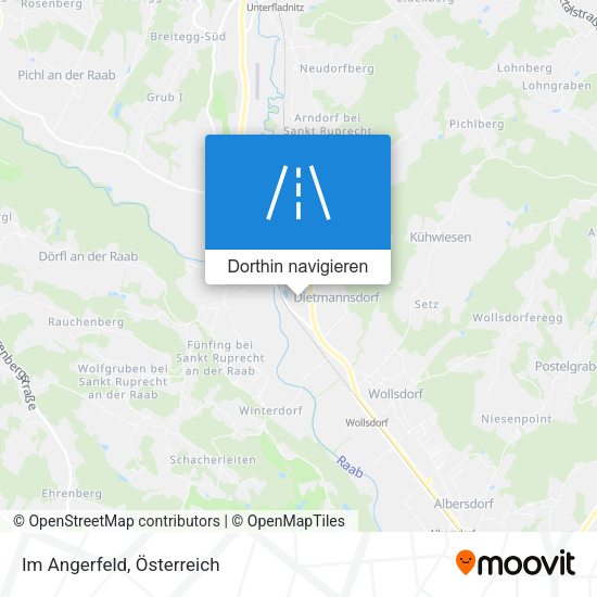 Im Angerfeld Karte