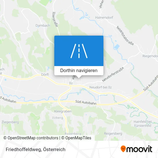 Friedhoffeldweg Karte