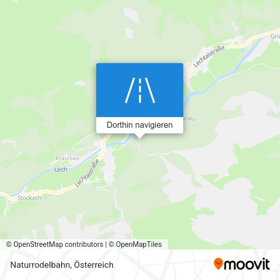 Naturrodelbahn Karte