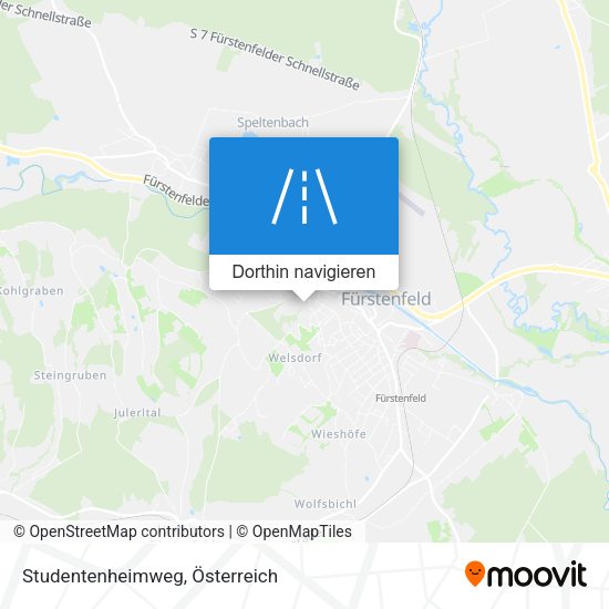 Studentenheimweg Karte