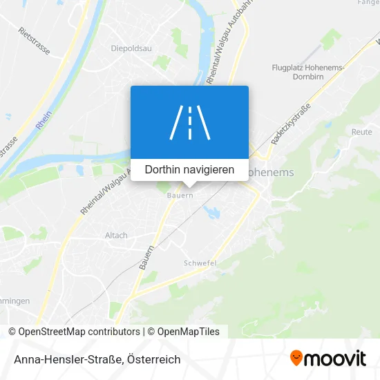 Anna-Hensler-Straße Karte