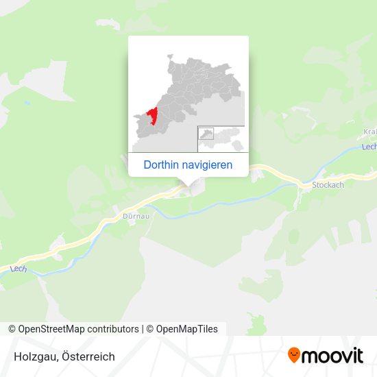 Holzgau Karte