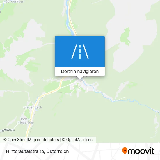 Hinterautalstraße Karte
