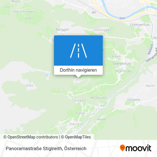 Panoramastraße Stiglreith Karte