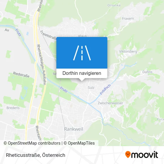 Rheticusstraße Karte
