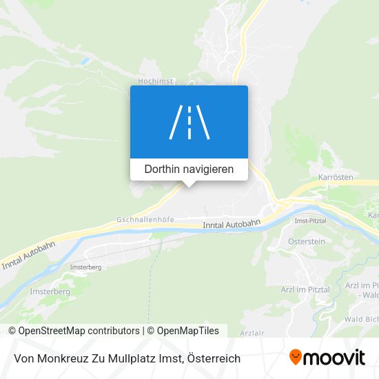 Von Monkreuz Zu Mullplatz Imst Karte