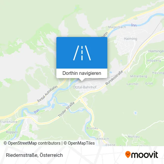 Riedernstraße Karte
