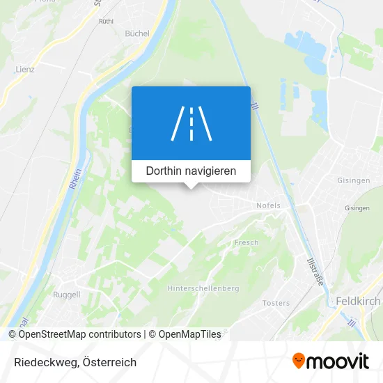 Riedeckweg Karte