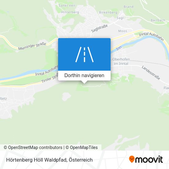 Hörtenberg Höll Waldpfad Karte