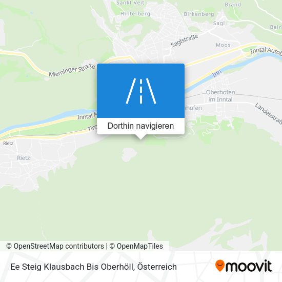 Ee Steig Klausbach Bis Oberhöll Karte