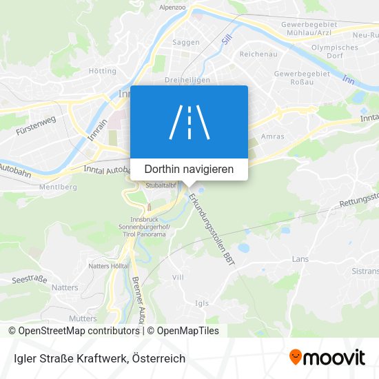 Igler Straße Kraftwerk Karte