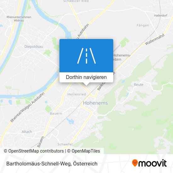 Bartholomäus-Schnell-Weg Karte