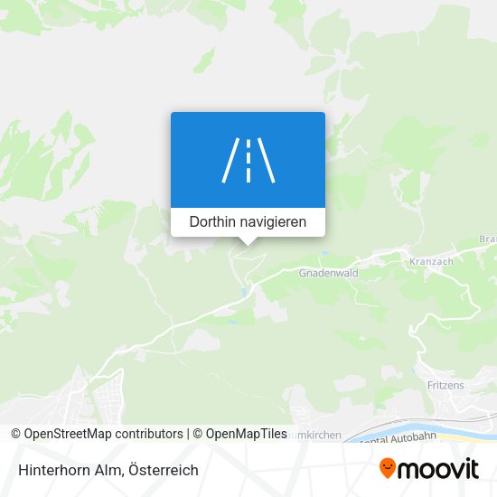 Hinterhorn Alm Karte