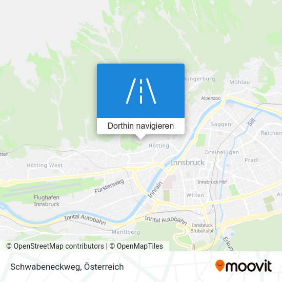 Schwabeneckweg Karte