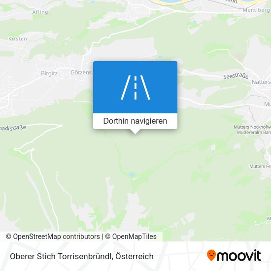 Oberer Stich Torrisenbründl Karte