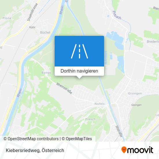 Kiebersriedweg Karte