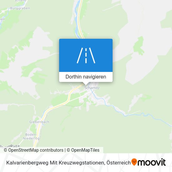 Kalvarienbergweg Mit Kreuzwegstationen Karte