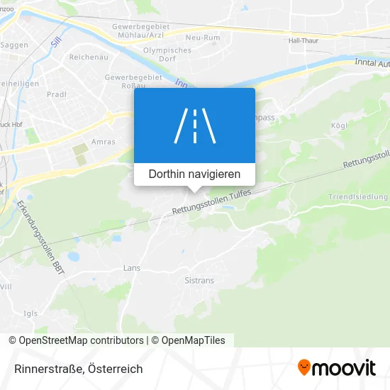 Rinnerstraße Karte