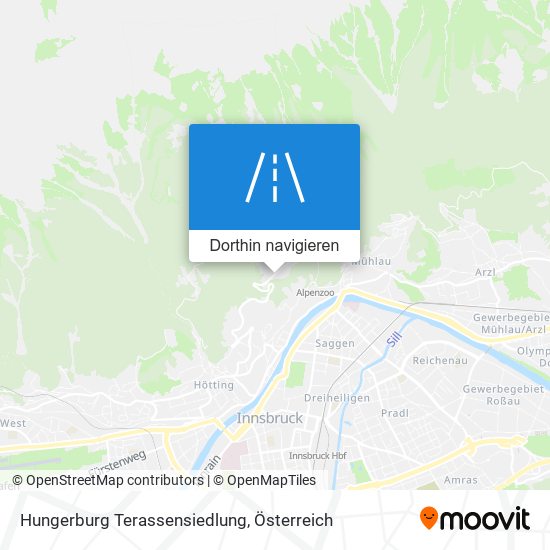Hungerburg Terassensiedlung Karte